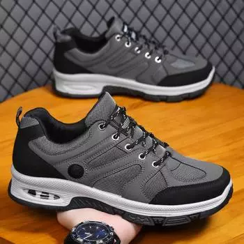 New mountaineering men s platform heightening shoes mesh breathable shoes trend versatile casual shoes foreign trade trendy shoes 39