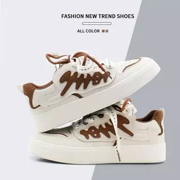 New niche design little white shoes men s new versatile Korean version spring Hong Kong style leisure sports student board shoes trendy shoes 39