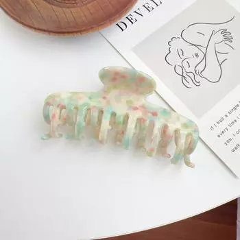 New Niche Design Three-Dimensional 5.5cm Flowers Small Hair Clip Delicate Fashion Acetic Acid Shark Clip Sweet Hair Accessories Hair Claws