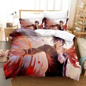 New Noblesse Bedding Set Single Twin Full Queen King Size Bed Set Adult Kid Bedroom Duvet cover Sets Print Anime Bed Sheet Set EU Single 135x200cm