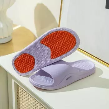 New Non-Slip Womenand Couple Indoor Outdoor Thick Sole Soft Durable Bath and Hotel Home Slippers 40/41