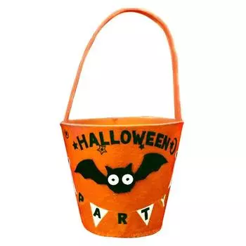 New Non-woven Fabric Halloween Candy Bag Hand-held Party Decor Sugar Bag Navidad Kids Favor Gift Bag Haloween