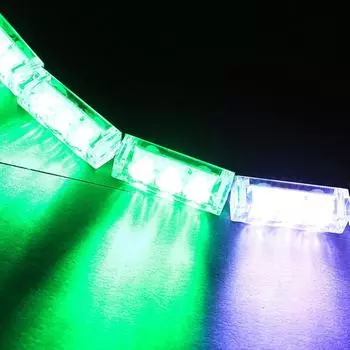 New One for six car network lights flashing 18LED Motorcycle Car Side Lights