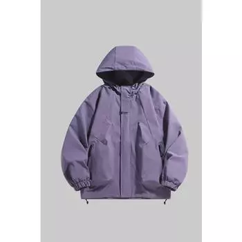 New Outdoor Jacket Waterproof Windproof Jacket Purple Outdoor Couple Style Mountaineering Thin S