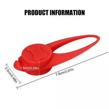 New Outdoor LED Luminous Silicone Pendant Collar Chandelier For Pet Cats And Dogs Orange