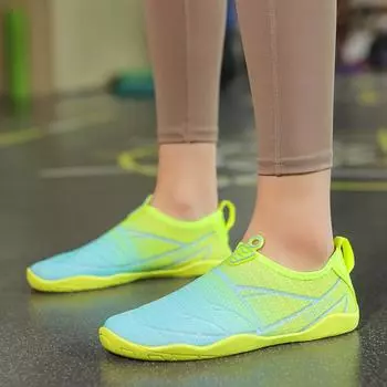 New outdoor wading sports stream walking shoes indoor fitness yoga shoes beach swimming rafting amphibious shoes 35 черный серый