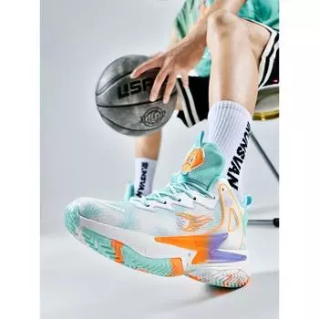 New outfield actual basketball shoes men s summer breathable mesh sneakers couple wear-resistant rebound men s sneakers 36