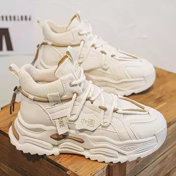 New Personalized Men s Shoes Thick soled Tall Fashion Casual Shoes Student Lightweight Morning Running Sports Shoes sneakers men 39