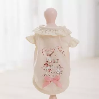 New pet clothing spring and summer thin Bi Xiong small and medium-sized dog breathable T-shirt cat teddy dog clothes XL (recommended weight 11-7.5 kg)