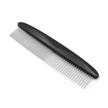 New Pet Comb Stainless Steel Dense Double Teeth Open Knot Comb Cat and Dog Hair Removal Beauty Comb Pet Supplies XS королевский синий