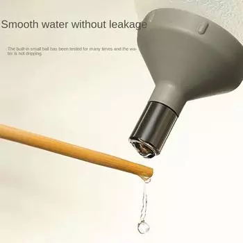 New Pet Height-adjustable Water Dispenser Dog Drinking Pot Cat Hanging Water Fountain Licking not Wet Mouth and Chin серый