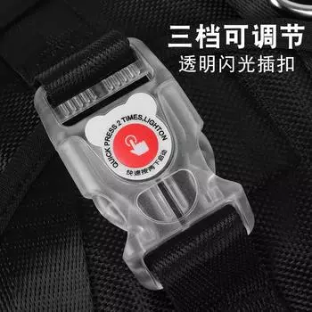 New Pet Leash LED Luminous Dog Harness Explosion-proof Dog Leash Pet Supplies S чёрный