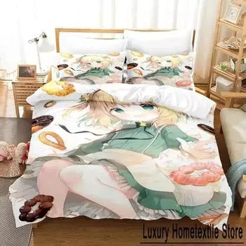 New Pikamee Bedding Set Single Twin Full Queen King Size Bed Set Adult Kid Bedroom Duvet cover Sets 3D Print Anime Bed Sheet Set 70x133cm 2pcs