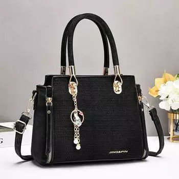 New Plaid Fashion Patchwork Handbag with Large Capacity Single Shoulder Bag with High Appearance Level Female Bag .