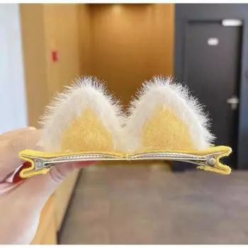 New Plush Cat Ears Hairpins Women Sweet Barrettes Kids Fashion Ornaments Gift Girls Cute Hair Clips Hair Accessories