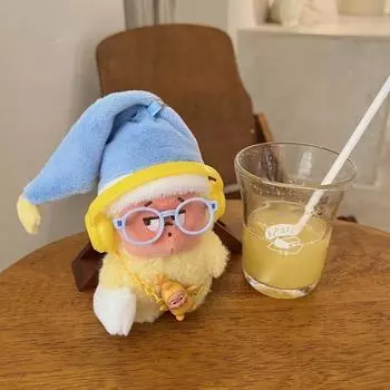 New popular plush star-shaped keychain bag pendant, diy McDonald s set, mini camera shoulder bag