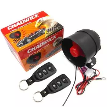 New Portable Car Alarm System Universal 12V Car Alarm and 2 Remote Control Car Alarms CHINA