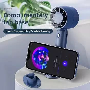 New Portable Handheld Electric Fan USB Portable Foldable Hanging Neck Fan Silent Desktop Student Aromatherapy Small Fan