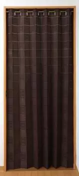 NEW Premium Flap Curtain 98cm Wide x 200cm Room (High-Density Fabric), Long, Brown, Divider, kp2005-01