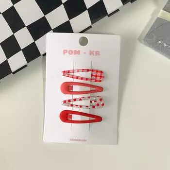 New Printing Fruit Colourful Children Hair Clips Korean Cute Girls Hair Clips Do Not Hurt The Hair Quality Headwear