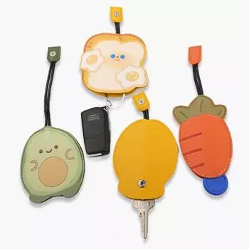 NEW PU Leather Key Bag Universal Large Capacity Open Mouth Key Bag Multi-function Car Key Case Car