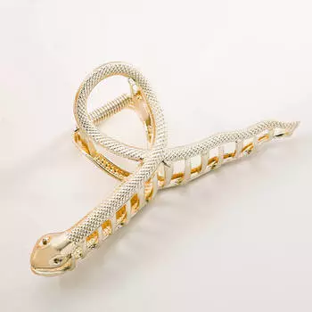 New Punk Cool Metal Hair Claws Korean Geometric Snake Shape Shark Hair Clip Clamp Girls Hair Accessories Women Hairpins Headwear