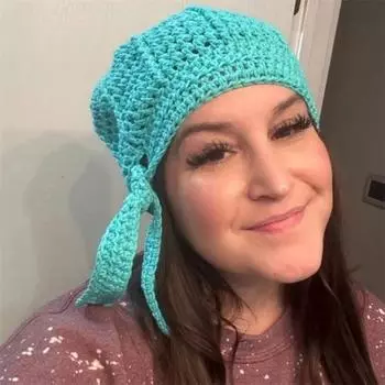 Новая шапка из чистой шерсти ручной вязки с рисунком солнца и луны, шапка Dopamine Color Matching Hat adult 57-59cm