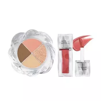 NEW Rainbow Mansion Twist Pot Eye Palette, 02 Rich Coral