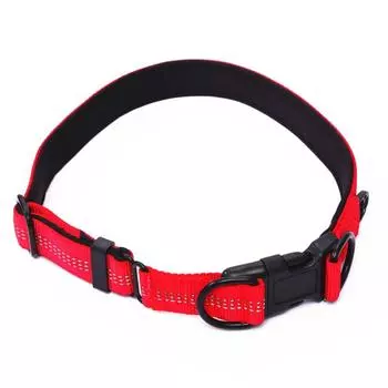 New reflective pet collar non-hair comfortable nylon dog collar dog collar pet supplies
