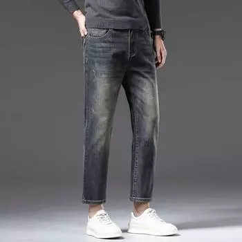 New Retro Jeans Men s Loose Straight American Stretch Casual 28