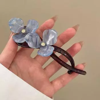 New Retro Premium Flower Twist Clip Women s New Disc Barrettes Headwear Girls Women Hair Accessories