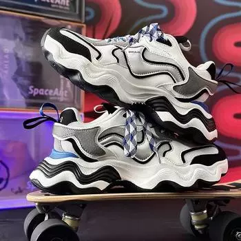 New running shoes men s casual shoes retro dad shoes sports shoes shock absorption tide brand men s shoes light and super light 39