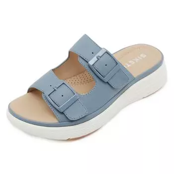 New sandals women s large size light and sweet platform slippers shoes 36 синий
