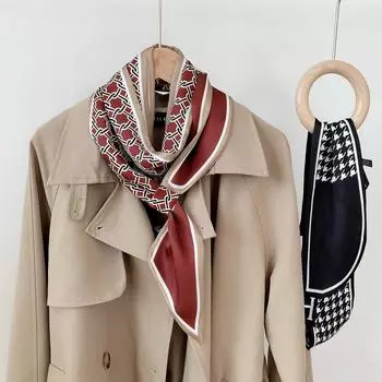 New Scarves Silk Scarves Women S Spring And Autumn Season Long Decorative Professional Scarves Summer Thin Styles Paired With Shirts Stylish 11*120cm