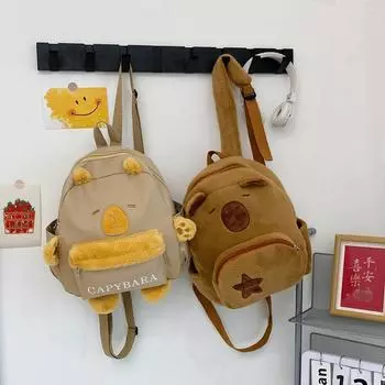 New Schoolbag Niche Design Plush Bag Casual Simple Fur Bag Large Capacity Shoulder