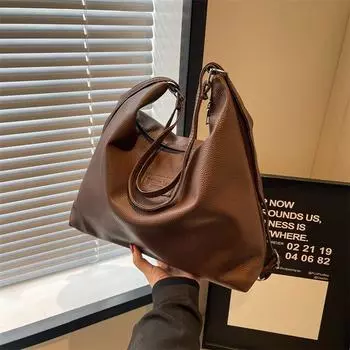 New Sen Meng Large Capacity Underarm Tote Bag Women s Bag Summer Simple Multifunctional One-Shoulder Side-Span Backpack