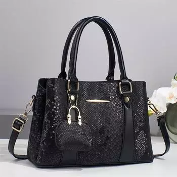 New Serpentine Fashion Bag Splicing High Appearance Level Handbag Multi-layer Large Capacity Shoulder Bag Crossbody Bag .