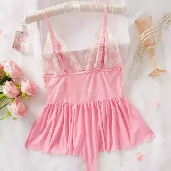 Новый сексуальный кружевной комбинезон-колготки женская униформа кружевное соблазнение сексуальная пижама S