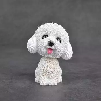 Новый трясущийся собачий орнамент милый кивающий декор подарок салон автомобиля смоляная собака украшение автомобильная отделка автомобильные аксессуары интерьер