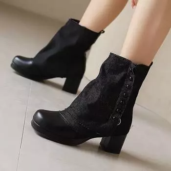 New shoes British versatile platform Martin boots women s autumn 2025 new popular western 35