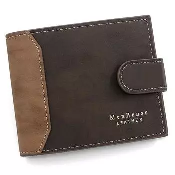 New Short Men Wallets Slim Card Holder Quality PU Leather Brand Male Wallet Small Photo Holder 3-fold Bag Frosted Men s Purses