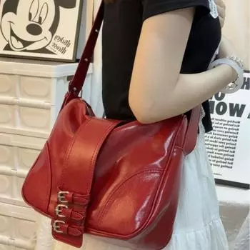 Новые сумки через плечо, маленькая квадратная сумка, женская подмышечная сумка, усовершенствованная ретро-сумка для горячих девушек, модная сумка для мотоциклистов, модная ручная сумка для отдыха