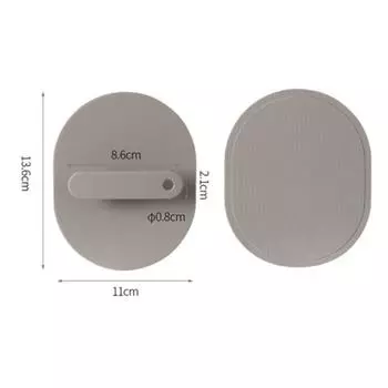 New Silicone Bath Towel Soft Bath Leather Exfoliating Towel Non-slip Strong Bath Scrubber Bath Supplies 60g