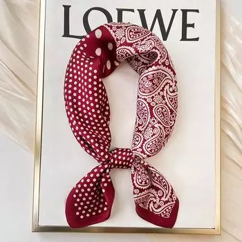 New Silk Scarf Neckerchief Women s Silk Square Scarf Purse Luxury Scarf for Women Designer Silk Headscarf SJ01 70X70CM