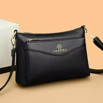 Новая простая и элегантная женская сумка для мамы, летняя универсальная сумка для мобильного телефона, многослойная женская сумка через плечо