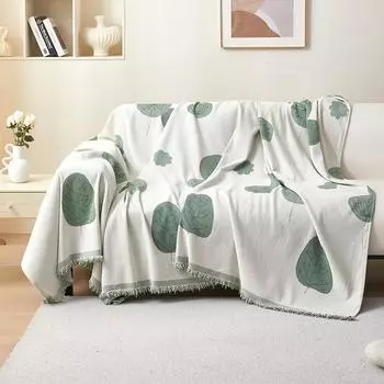 New Simple Anti-cat Scratching Sofa Towel New Double-sided Chenille Sofa Cover Towel Living Room Double-sided Usable Sofa Dust-proof Full Cover Cloth 180*130cm