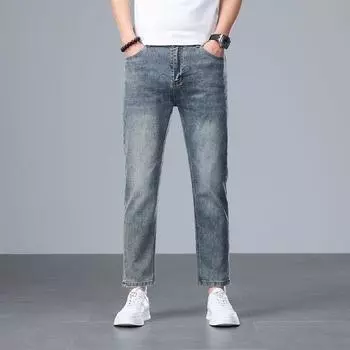 New Slim Jeans Men s Slim Feet Casual Pants 28
