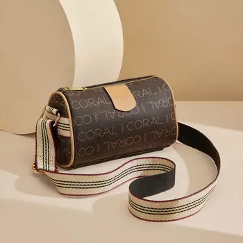 New Small Square Bags Lady Shoulder Bags Fashion Retro Color Collision Print Shoulder Bags Korean Style Versatile Crossbody Bags