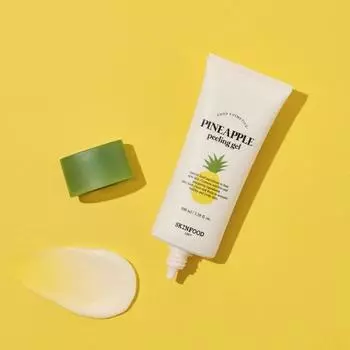 [НОВИНКА/Гладкая текстура] Skinfood Pineapple Peeling Gel 100 мл, очищение кожи, Корея