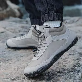 New snow boots men s thickened velvet warm northeast cotton shoes couple outdoor cold-proof high-top cotton boots 36